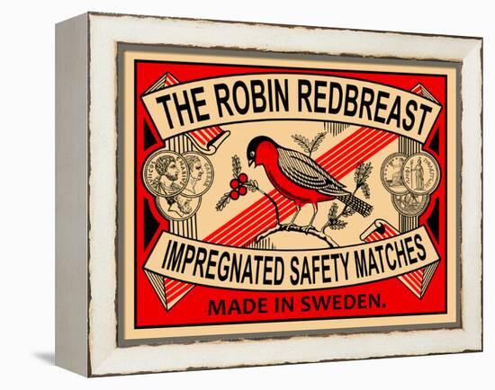 Robin Matches-Mark Rogan-Framed Stretched Canvas