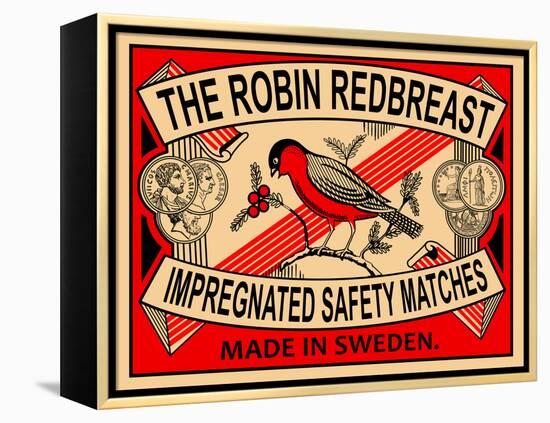 Robin Matches-Mark Rogan-Framed Stretched Canvas