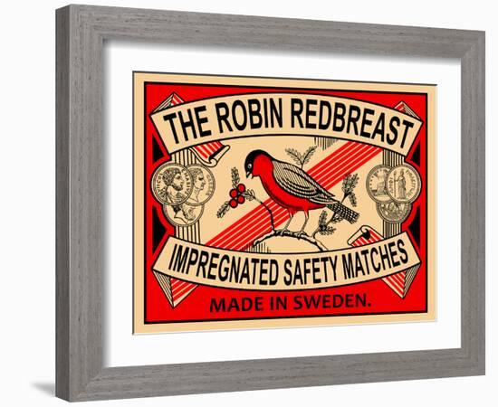 Robin Matches-Mark Rogan-Framed Art Print