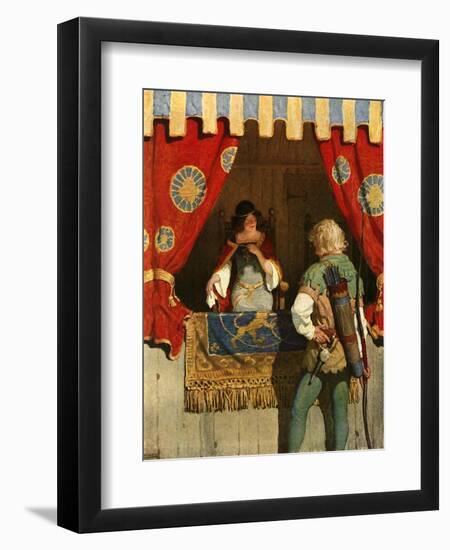 Robin Meets Maid Marian-Newell Convers Wyeth-Framed Giclee Print