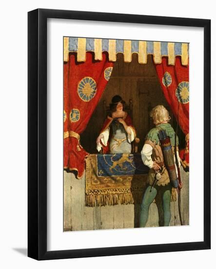 Robin Meets Maid Marian-Newell Convers Wyeth-Framed Giclee Print