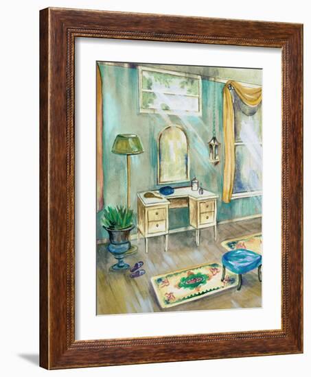 Robin's Egg Bath I-Margaret Ferry-Framed Art Print