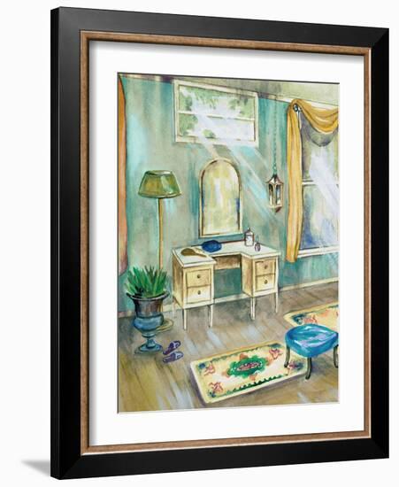 Robin's Egg Bath I-Margaret Ferry-Framed Art Print