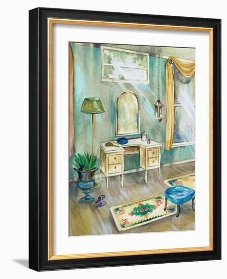 Robin's Egg Bath I-Margaret Ferry-Framed Art Print