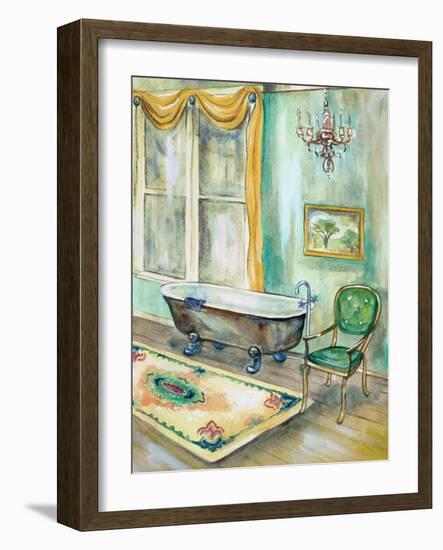 Robin's Egg Bath II-Margaret Ferry-Framed Art Print