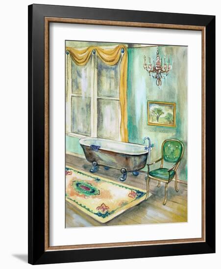 Robin's Egg Bath II-Margaret Ferry-Framed Art Print