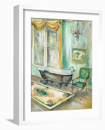 Robin's Egg Bath II-Margaret Ferry-Framed Art Print