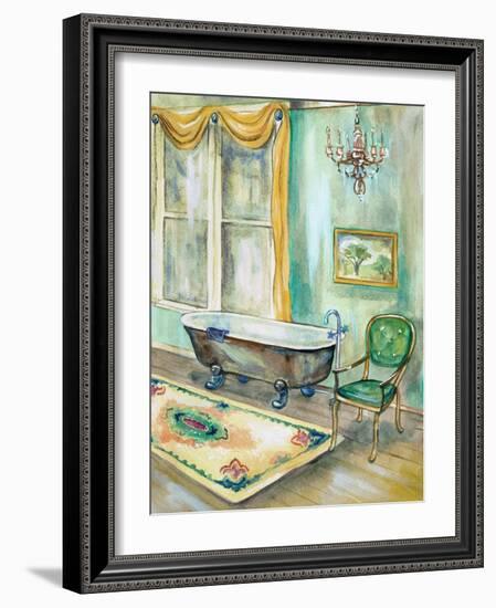 Robin's Egg Bath II-Margaret Ferry-Framed Art Print