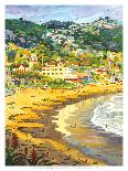 Manarola, Italy - Cinque Terre Coastal Town - Italian Riviera-Robin Wethe Altman-Art Print