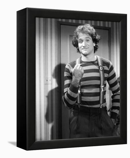 Robin Williams - Mork & Mindy-null-Framed Stretched Canvas