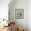 Robin with Hydrangeas-Sarah Davis-Framed Giclee Print displayed on a wall