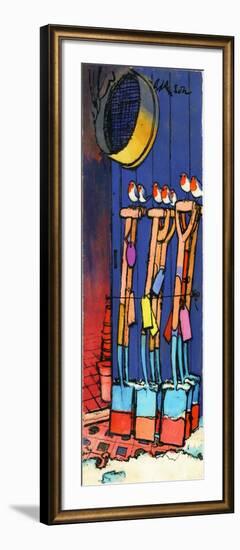 Robins and Spades, 1970s-George Adamson-Framed Giclee Print