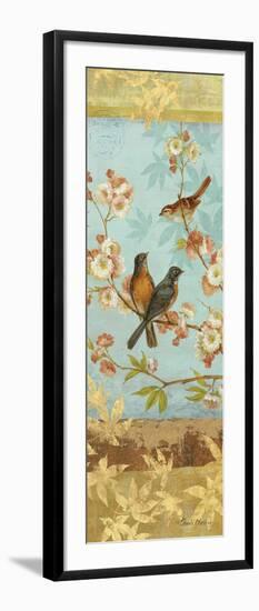 Robins & Blooms Panel-Pamela Gladding-Framed Art Print