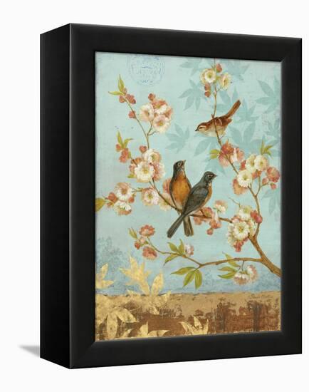 Robins & Blooms-Pamela Gladding-Framed Stretched Canvas