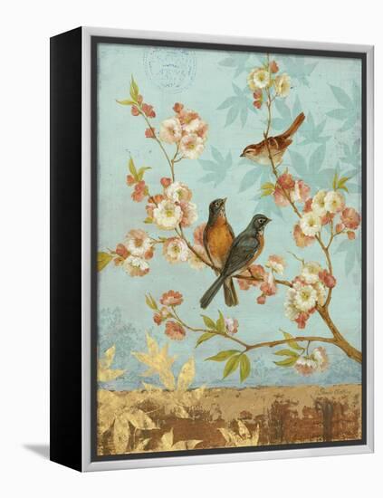 Robins & Blooms-Pamela Gladding-Framed Stretched Canvas