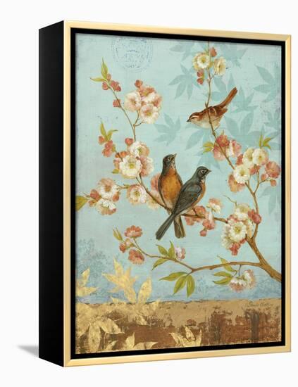 Robins & Blooms-Pamela Gladding-Framed Stretched Canvas