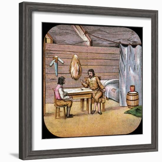 Robinson Crusoe, 20th Century-null-Framed Giclee Print