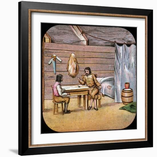 Robinson Crusoe, 20th Century-null-Framed Giclee Print