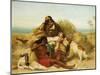 Robinson Crusoe and His Man Friday-John Charles Dollman-Mounted Giclee Print