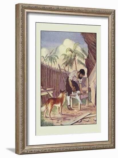 Robinson Crusoe: I Made Me a Table-Milo Winter-Framed Art Print