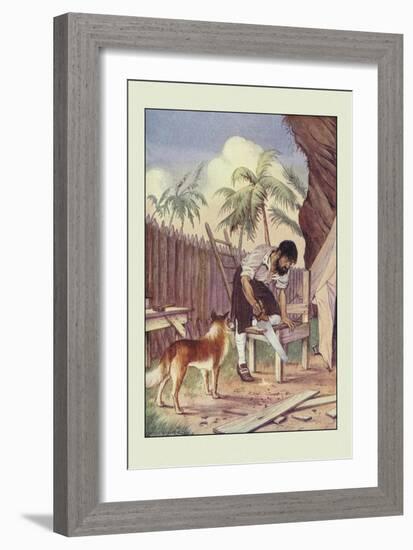 Robinson Crusoe: I Made Me a Table-Milo Winter-Framed Art Print