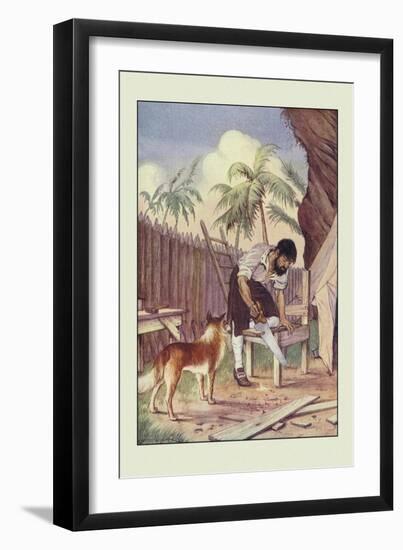 Robinson Crusoe: I Made Me a Table-Milo Winter-Framed Art Print