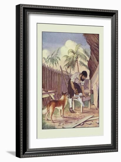 Robinson Crusoe: I Made Me a Table-Milo Winter-Framed Art Print