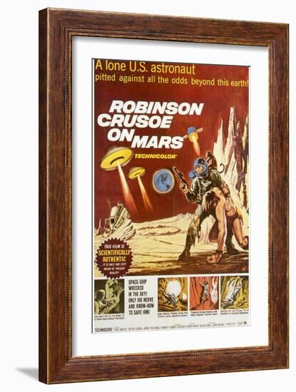 Robinson Crusoe on Mars, 1964-null-Framed Art Print