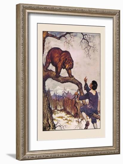Robinson Crusoe: What, You No Come Farther?-Milo Winter-Framed Art Print