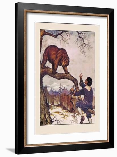 Robinson Crusoe: What, You No Come Farther?-Milo Winter-Framed Art Print