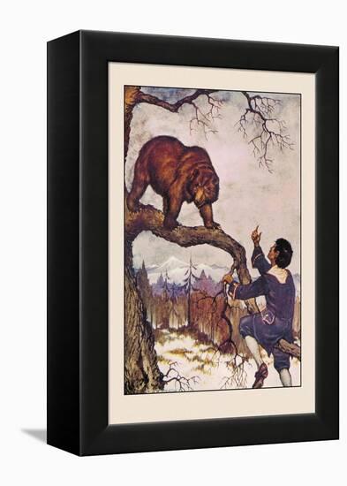 Robinson Crusoe: What, You No Come Farther?-Milo Winter-Framed Stretched Canvas