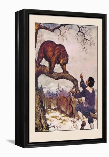 Robinson Crusoe: What, You No Come Farther?-Milo Winter-Framed Stretched Canvas