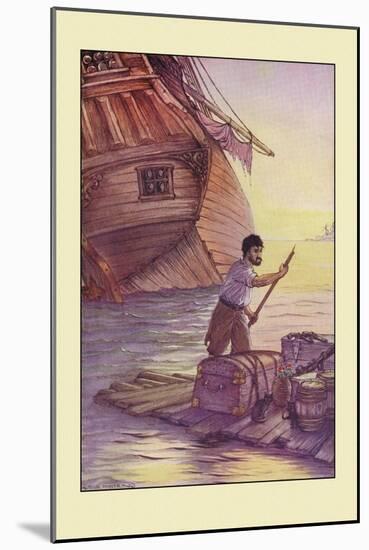 Robinson Crusoe: With This Cargo I Put to Sea-Milo Winter-Mounted Art Print