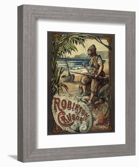 Robinson Crusoe-null-Framed Premium Giclee Print