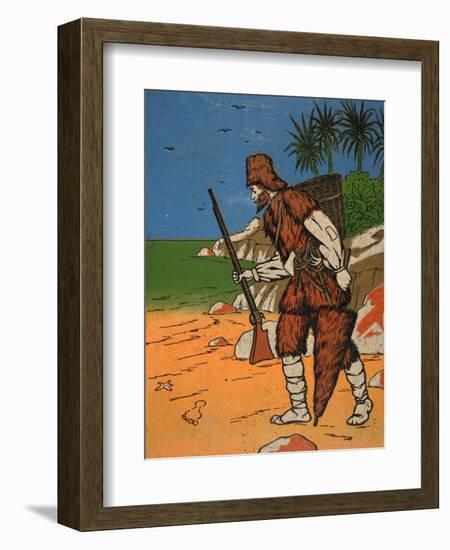 Robinson Crusoe-English-Framed Giclee Print