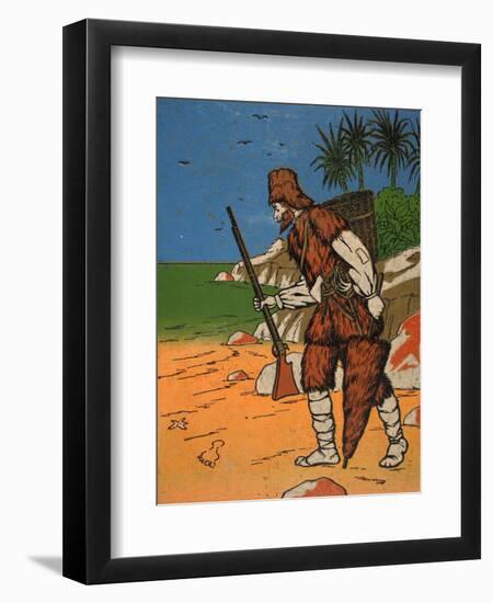 Robinson Crusoe-English-Framed Giclee Print