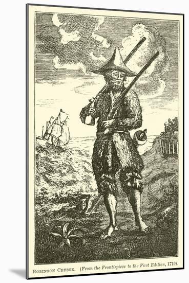 Robinson Crusoe-null-Mounted Giclee Print