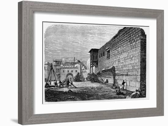 Robinson's Arch, Jerusalem-null-Framed Giclee Print