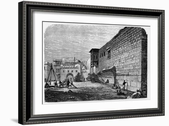 Robinson's Arch, Jerusalem-null-Framed Giclee Print