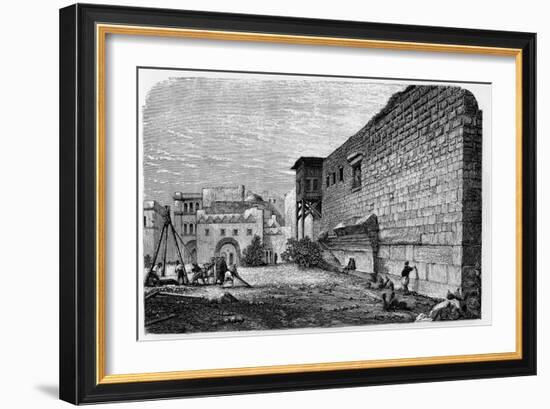 Robinson's Arch, Jerusalem-null-Framed Giclee Print