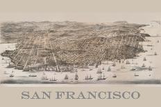 Birds Eye View of San Francisco-Robinson & Snow-Art Print