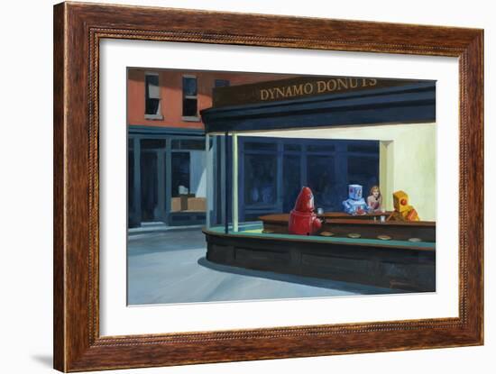 Robo Hawks-Eric Joyner-Framed Giclee Print