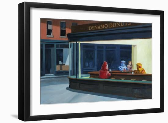 Robo Hawks-Eric Joyner-Framed Giclee Print