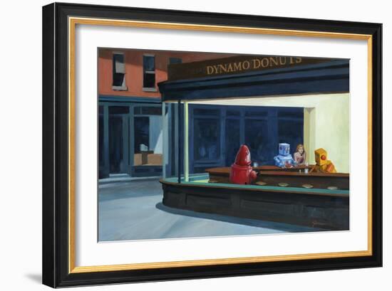 Robo Hawks-Eric Joyner-Framed Giclee Print