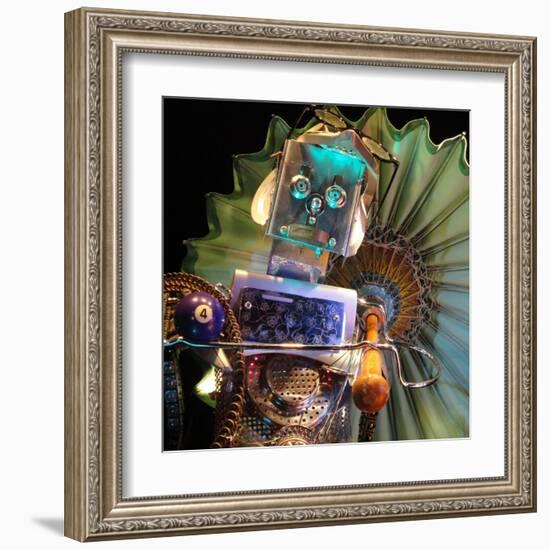 Robo Lady--Framed Art Print