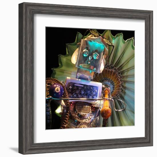 Robo Lady-null-Framed Art Print