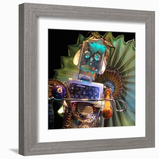 Robo Lady-null-Framed Art Print