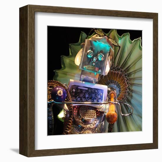 Robo Lady-null-Framed Art Print