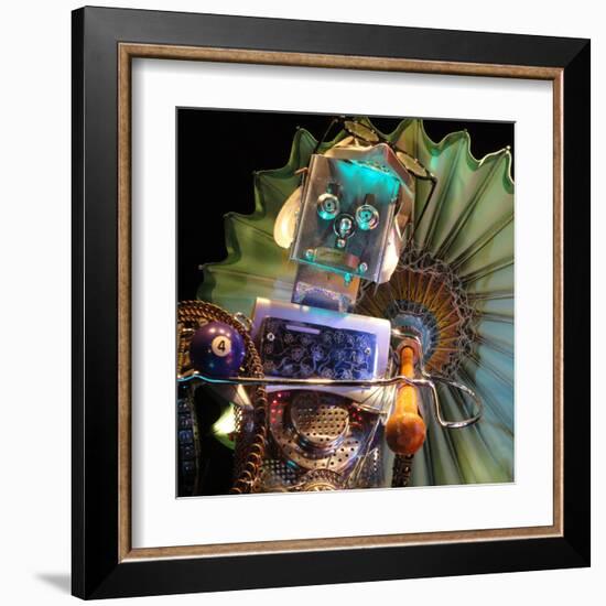 Robo Lady-null-Framed Art Print