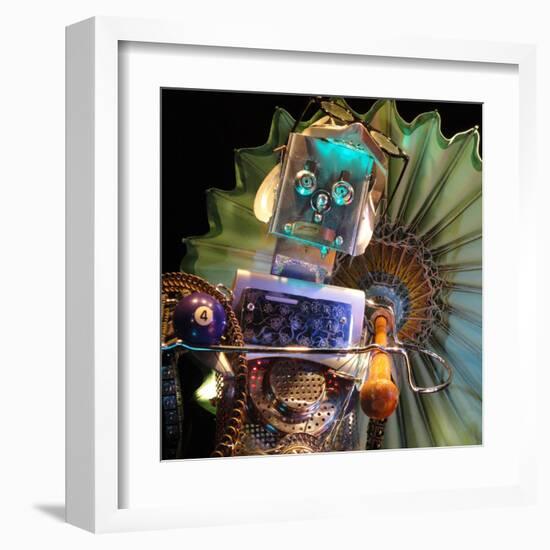 Robo Lady-null-Framed Art Print